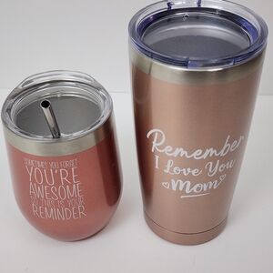 Wine Tumbler 12 Ounces And 20 Ounce Hot Cold Cup
